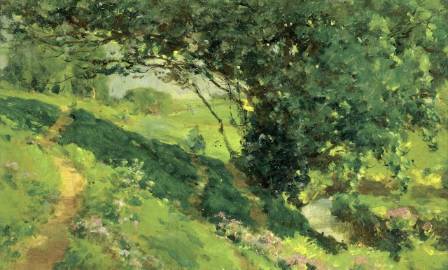 Forest in paintings by famous artists