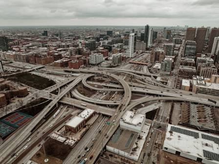 The four largest interchanges in the United States